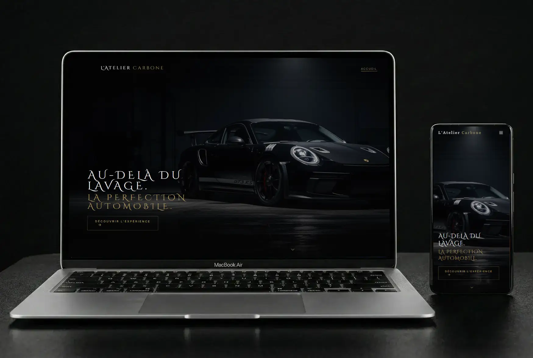 Site vitrine pour un Détaillant automobile -Services Automobile, aperçu site vitrine et création site web Mons par agence Digitalova