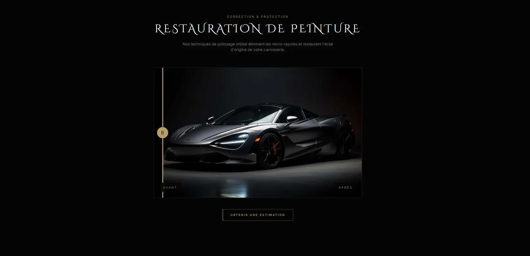 Site vitrine pour un Detaillant automobile - Services Automobile, aperçu 4 du site vitrine, création site web Mons | Digitalova